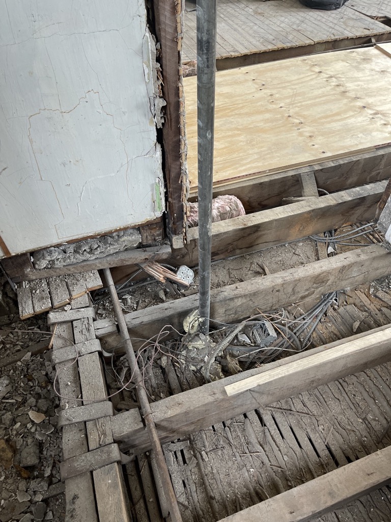 Demolition and prep — 2